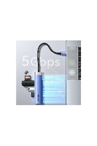 Мультифункциональный хаб Vention USB Type C 5 в 1