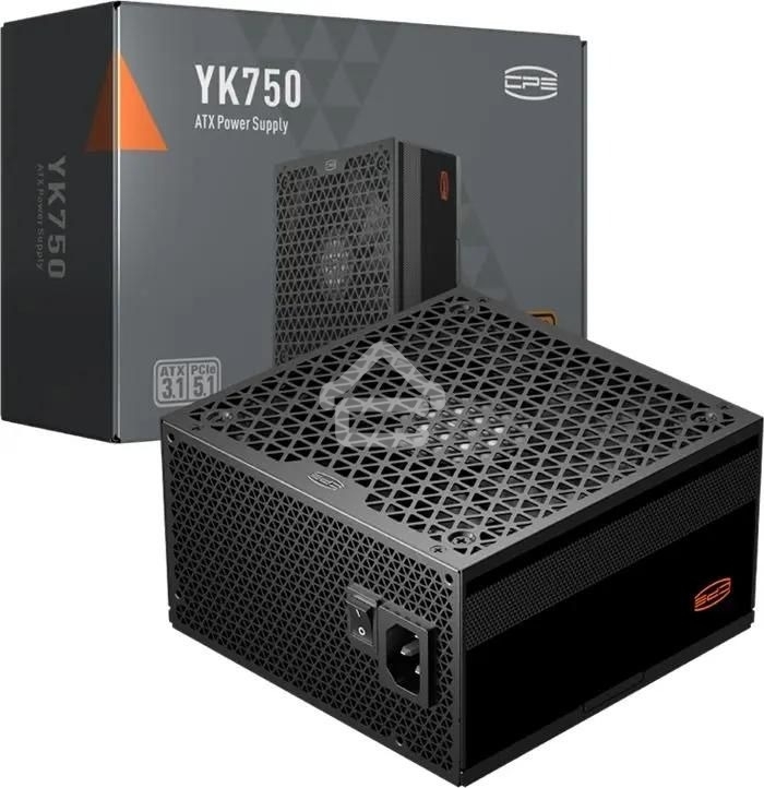 Блок питания PcCooler P5-YK750-B1F ATX 750W 80 PLUS Bronze, (20+4pin) APFC 135mm fan 6xSATA Cab Manag RTL