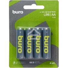 Батарея Buro Alkaline LR6 AA 2900mAh (20шт) коробка