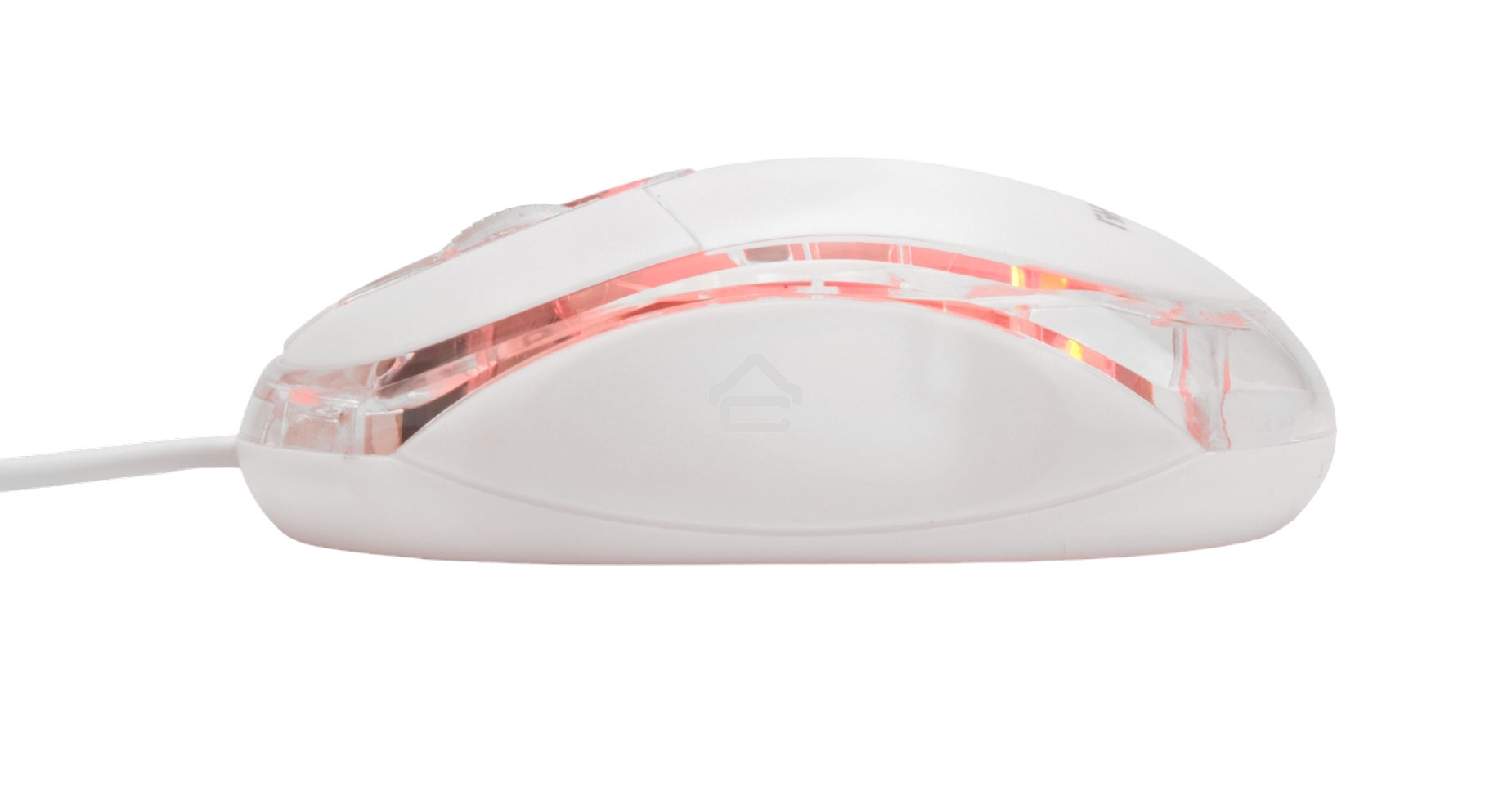Мышь проводная Гарнизон GM-100W белый, 1000 dpi, USB, кнопки - 3