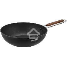 Сковорода ВОК Rondell Fjord RDA-1800, 28 см, с крышкой, черный