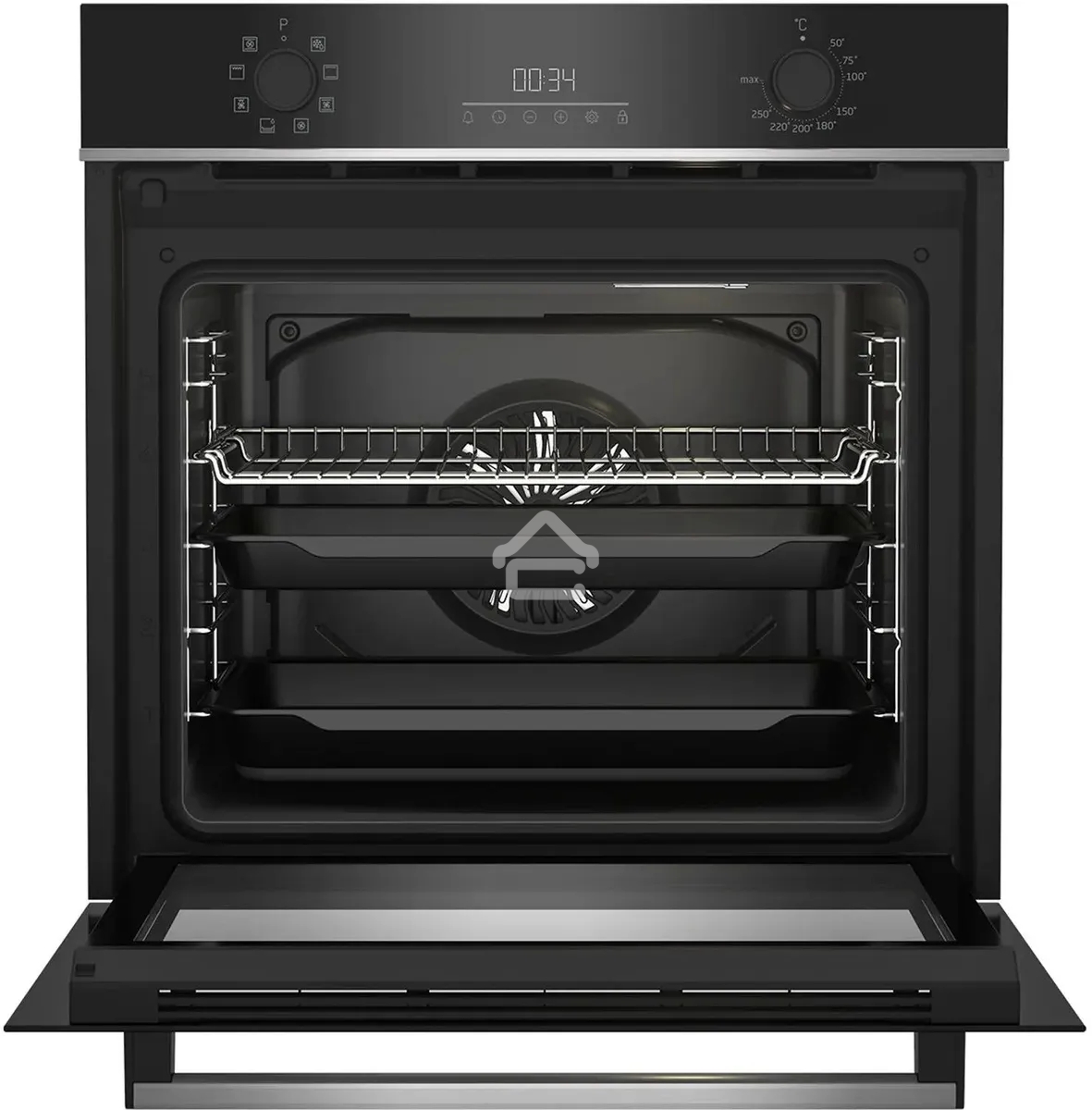 Встраиваемый духовой шкаф электрический Beko BBIM13300X черный
