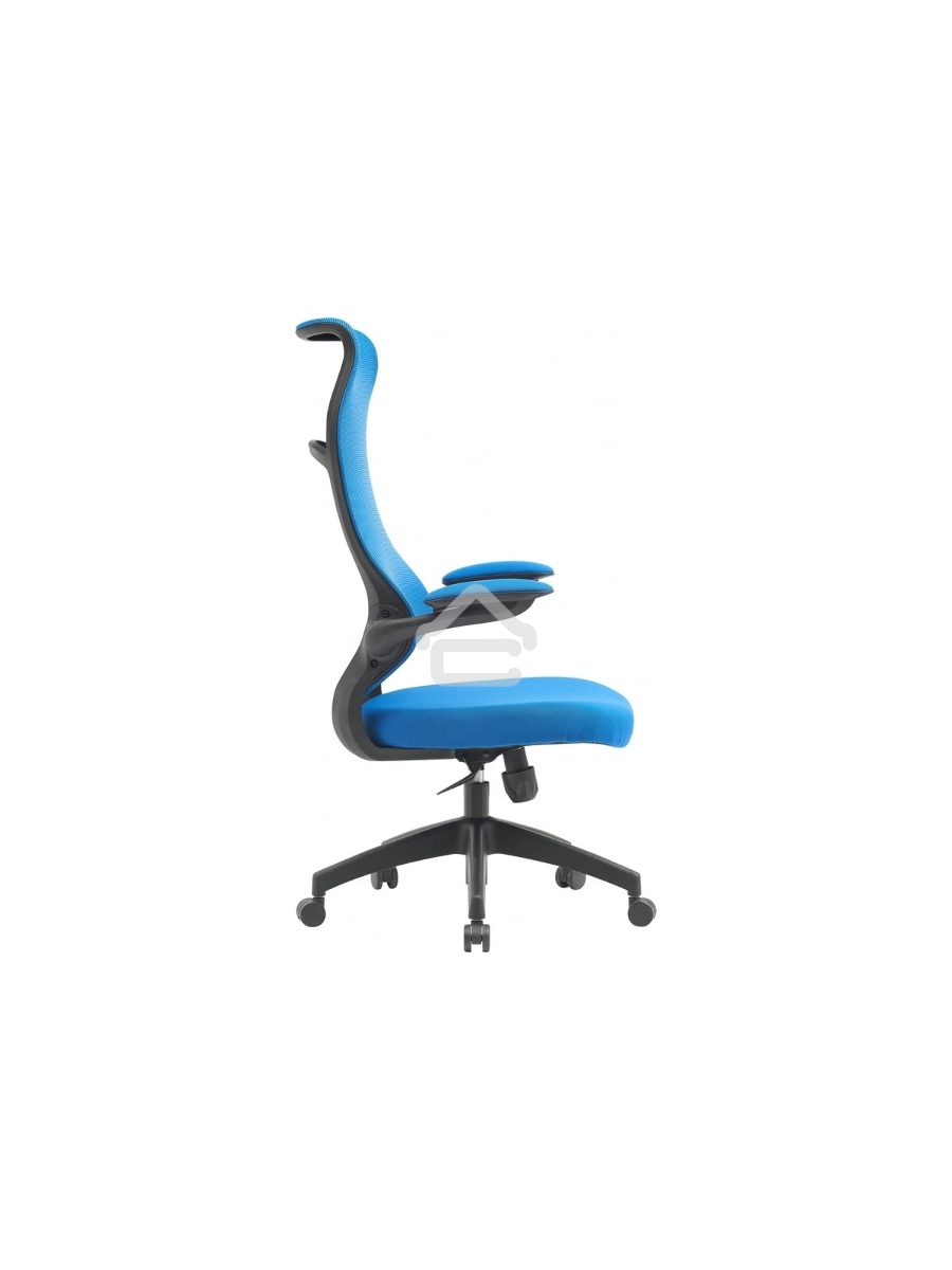 Кресло компьютерное Cactus CS-MC505-BL темно-синий, сиденье темно-синий, сетка/ткань, крестов. пластик