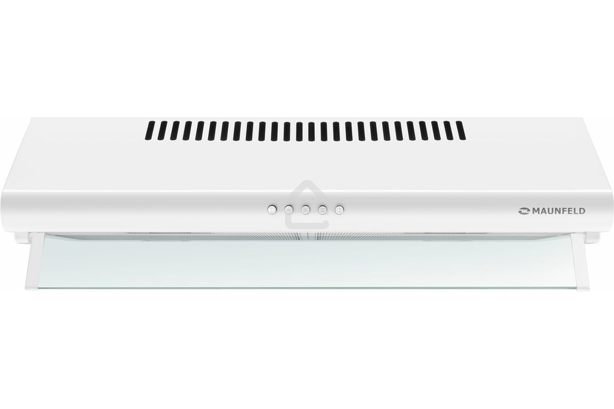 Вытяжка козырьковая Maunfeld MP-1 50 белый/прозрачный, 50 см, 520 куб. м/ч, 49 дБ