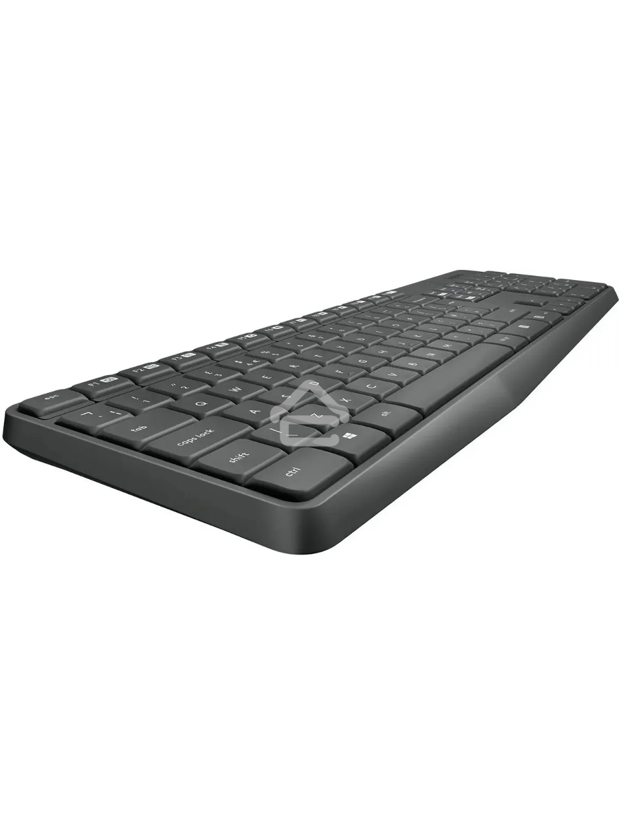 Комплект беспроводной клавиатура+мышь Logitech  MK235 Серый  (920-007949) РФ