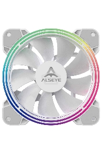 Вентилятор для корпуса Alseye Halo 4.0-W kit (3шт.) белый, 120 мм, 1300 об/мин, 24.8 дБ, 4 pin
