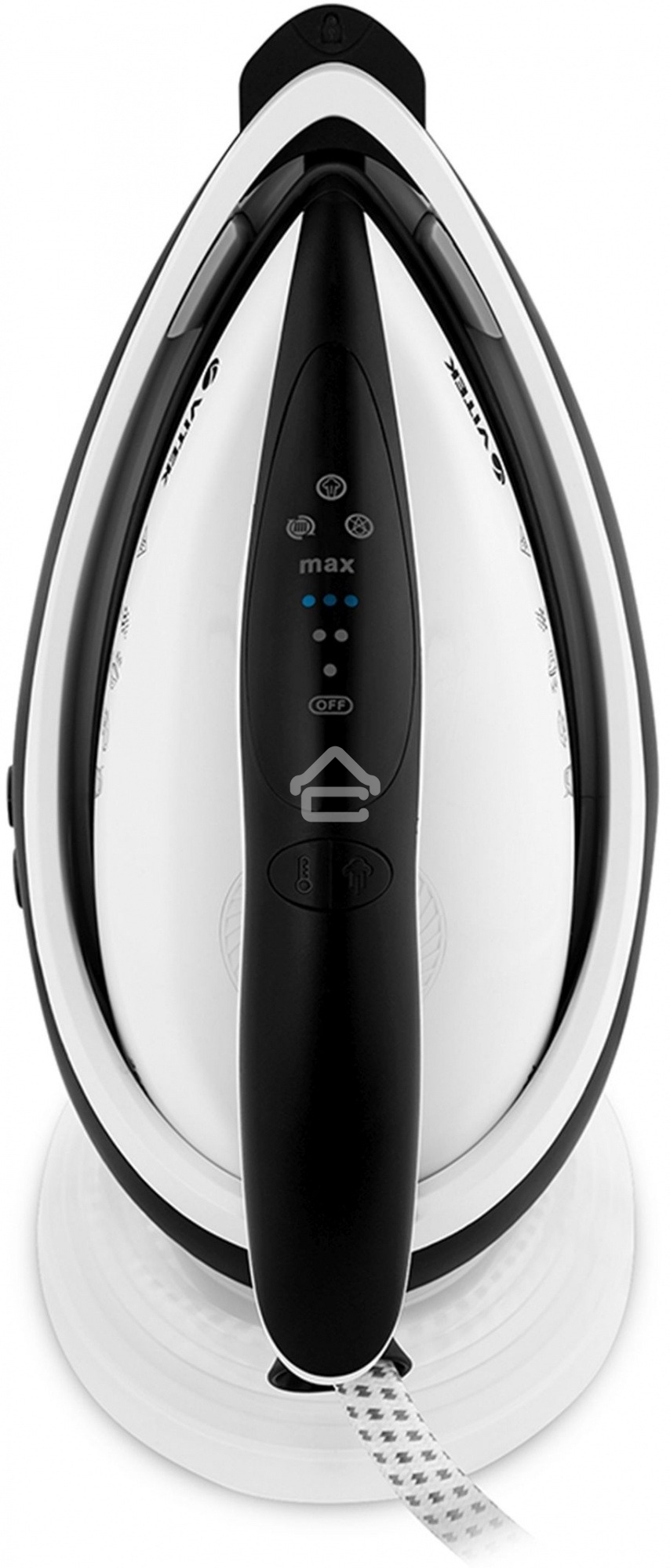 Парогенератор Vitek Metropolis 2431-VT-02 черный/белый 1л 2600Вт 4,5 бар