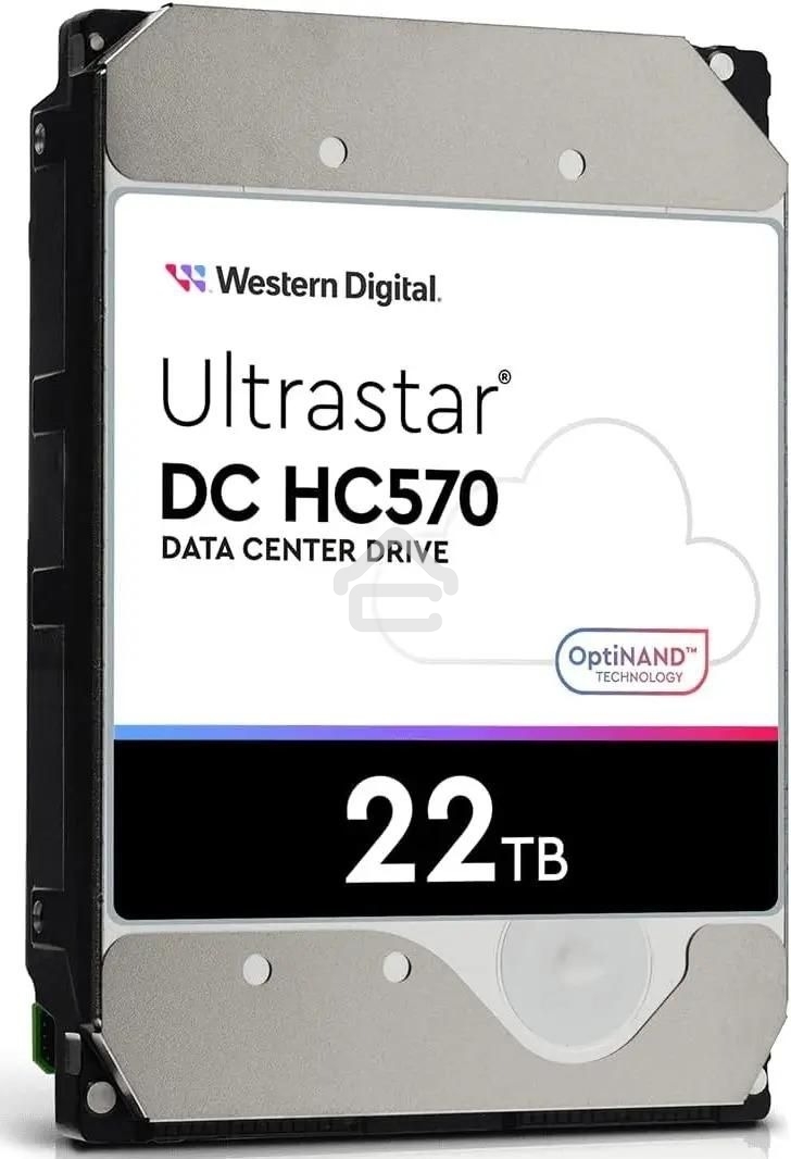 Жесткий диск Western Digital HDD Server Ultrastar DC HC570 WUH722222ALE6L4 22TB 7200rpm SATA-III 512Mb 3.5
