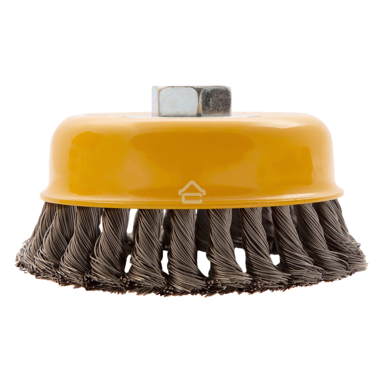 Щетка для УШМ Denzel 125 мм, Чашка, крученая нержавеющая проволока 0,5 мм, М14 746273