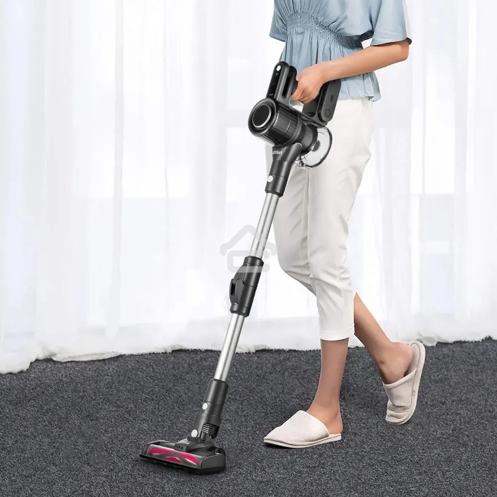 Вертикальный пылесос Kitfort КТ-5168 150Вт белый/черный (в компл.:1мешок)