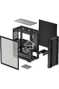Компьютерный корпус Deepcool CC560 V2 Limited без БП, боковое окно (закаленное стекло), черный, ATX