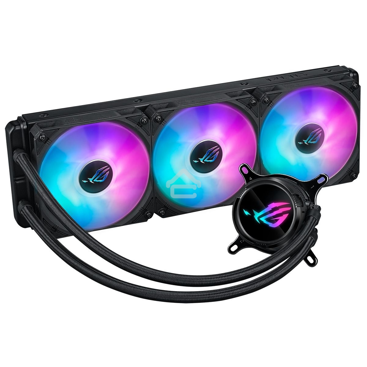 Система жидкостного охлаждения ASUS ROG STRIX LC III 360 ARGb 90RC00T1-M0UAY0 черный 120мм алюминий, 2200 об/мин, 36 дБ, 4 pin
