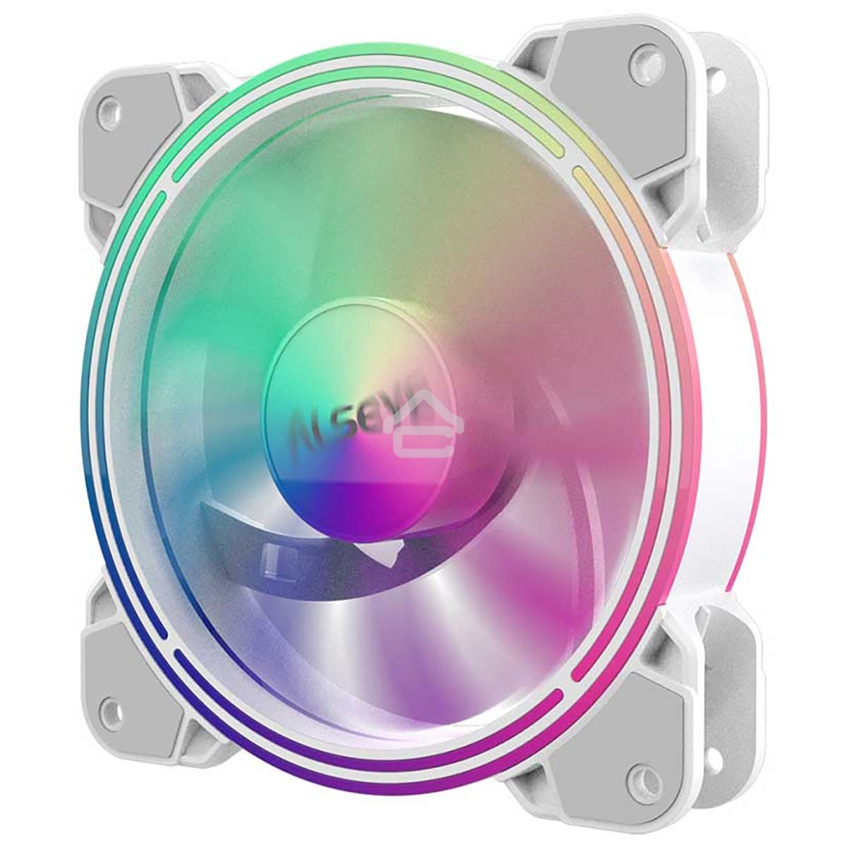 Вентилятор для корпуса Alseye Halo 4.0-W kit (3шт.) белый, 120 мм, 1300 об/мин, 24.8 дБ, 4 pin