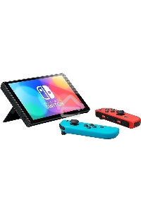 Игровая приставка Nintendo Switch OLED сине-красный