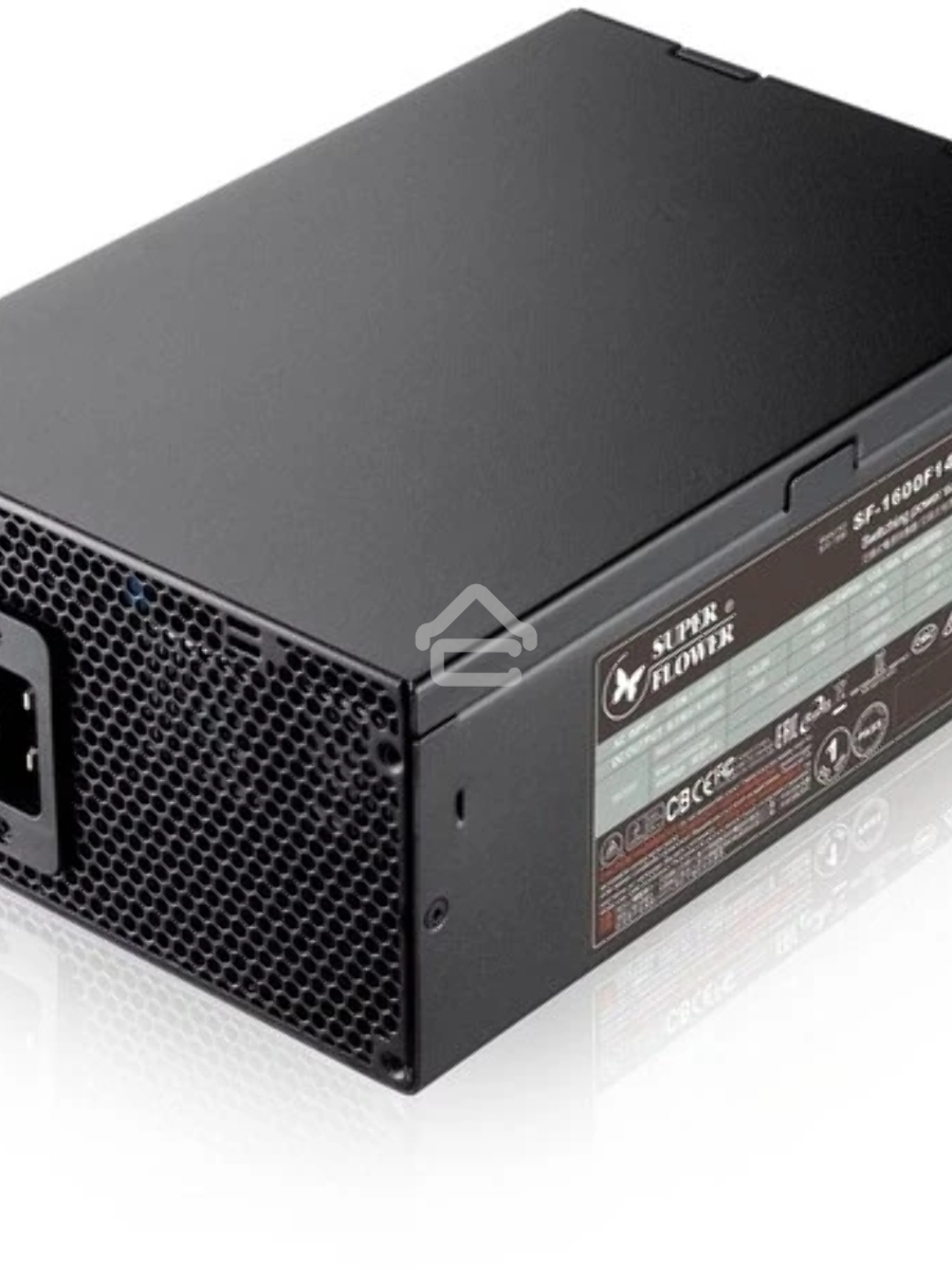 Блок питания Super Flower Leadex Titanium (SF-1600F14HT), 1600Вт, 80 PLUS Titanium, 140мм, модульный, черный