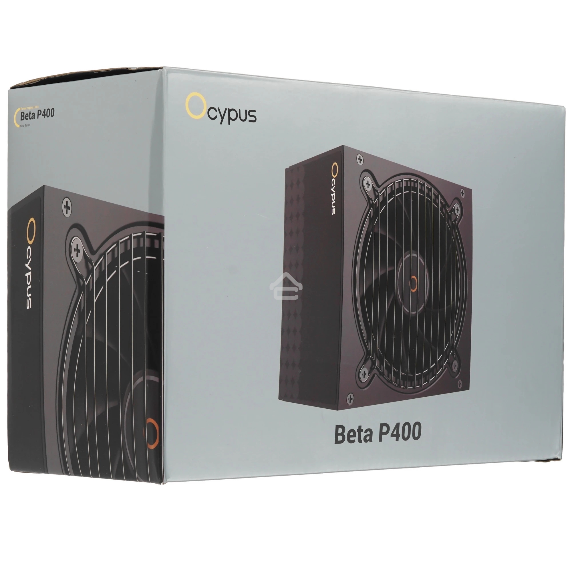 Блок питания 400W Ocypus Beta P400 BK (ATX, APFC, 20+4 pin, 120мм fan, PCI-E 6+2Px2, 3xSATA) (Beta-P400-N1HDBK024X-EU)
