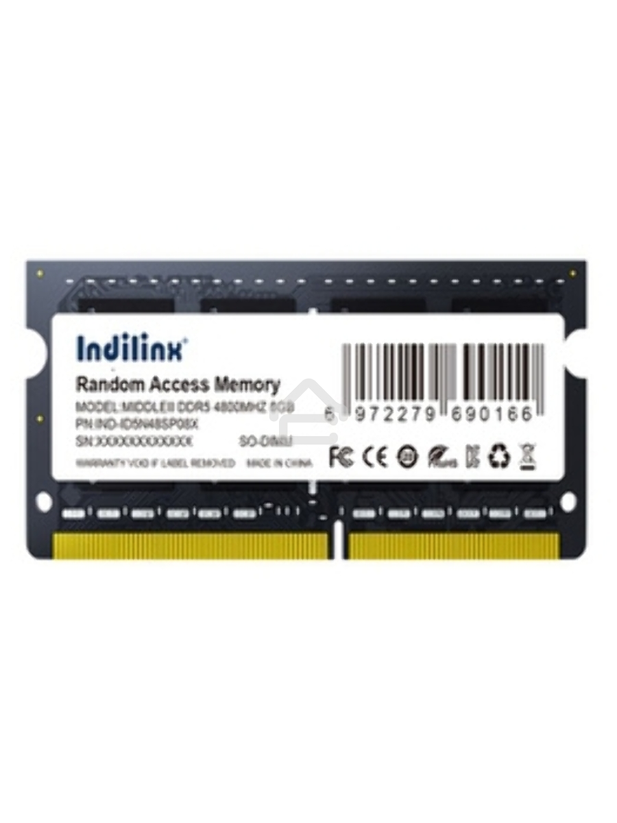 Оперативная память Indilinx, DDR5, 8GB (1x8GB), 4800 MHz, CL40, SO-DIMM