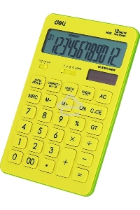 Калькулятор настольный Deli Touch EM01551 желтый 12-разр.