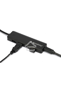 Концентратор USB 3.0 Gembird UHB-C424, 4 порта, кабель Type-C 19см, с доп питанием (Type-C)