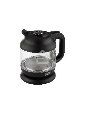 Чайник электрический HOMESTAR HS-1056 1,2 л, 1630 Вт, стекло/пластик, черный