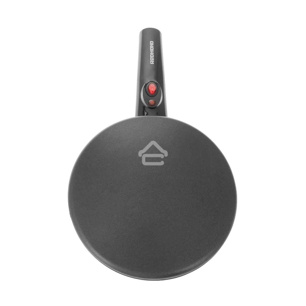Блинница Redmond RSM-1409 Мощность 800 Вт. Материал корпуса: пластик. Антипригарное покрытие рабочей пластины. Диаметр рабочей поверхности – 20 см. Светодиодная индикация. Беспроводная рабочая часть. Подставка с отсеком для хранения электрошнура и противо