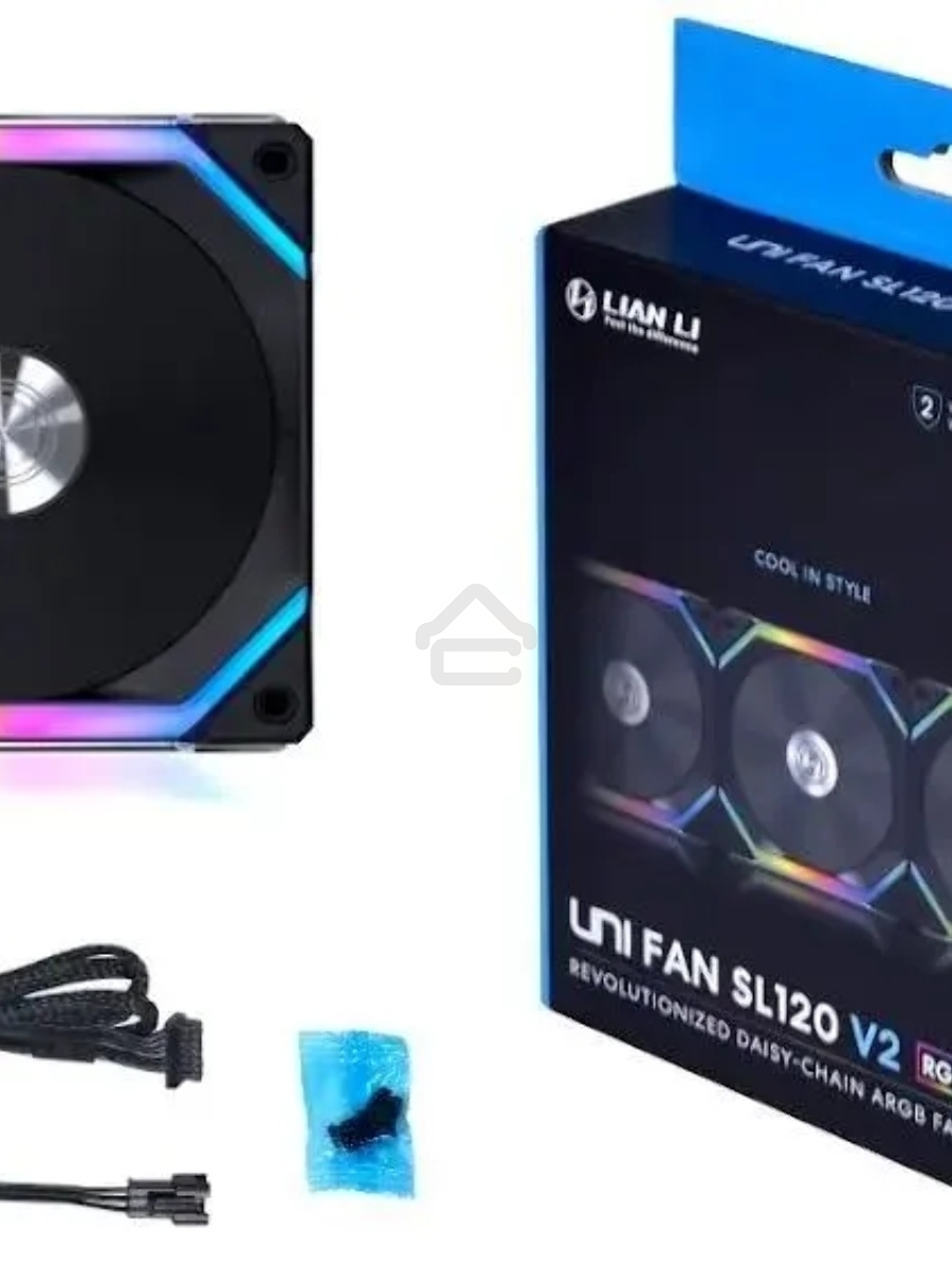 Вентилятор Lian-Li SL V2 120 G99.12SLV21B.00 черный 1600rpm 29dB 4-pin