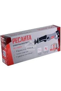 Сабельная пила Ресанта ПС-1400Э 1400Вт 2800ход/мин (75/25/3)