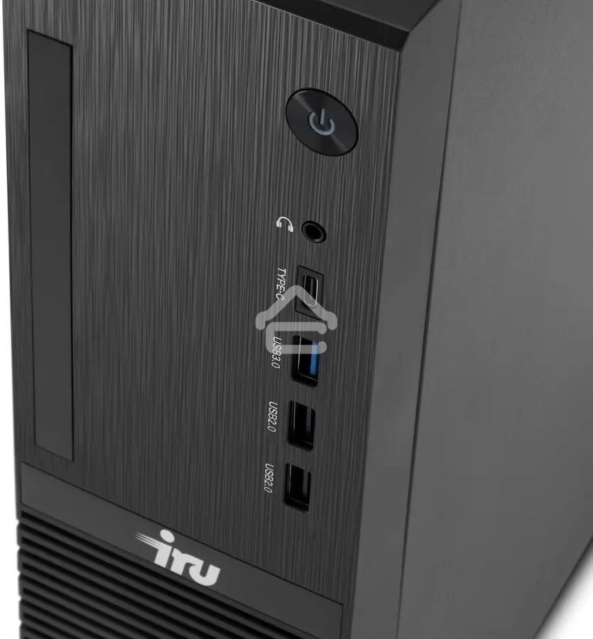 Компьютер IRU 310SC SFF Cel G6900 (3.4) 8Gb SSD 256Gb UHDG 710 Win 11Pro GbitEth 200W черный (2017897)