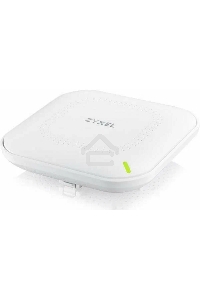 Точка доступа Zyxel NebulaFlex NWA90AX PRO, WiFi 6, 802.11a/b/g/n/ac/ax (2,4 и 5 ГГц), MU-MIMO, антенны 3x3, до 575+2400 Мбит/с, 1xLAN 2.5GE, PoE, защита от 4G/5G, БП в комплекте