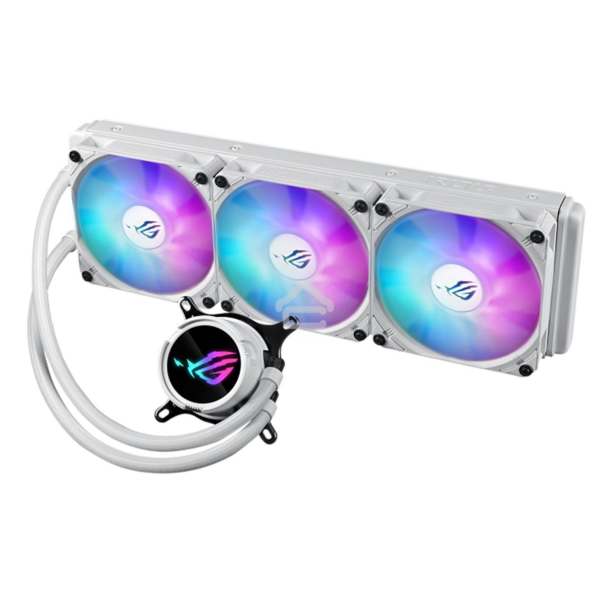 Система жидкостного охлаждения ASUS ROG STRIX LC III 360 ARGb белый, 120 мм, алюминий, 2200 об/мин, 36 дБ, 4 pin