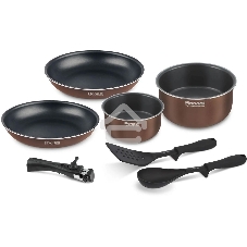 Набор посуды Rondell Kortado7 предм. (сковорода 26х5,5, сковорода 28х5,5, ковш 16х8, кастрюля 20х9,5, съемная ручка