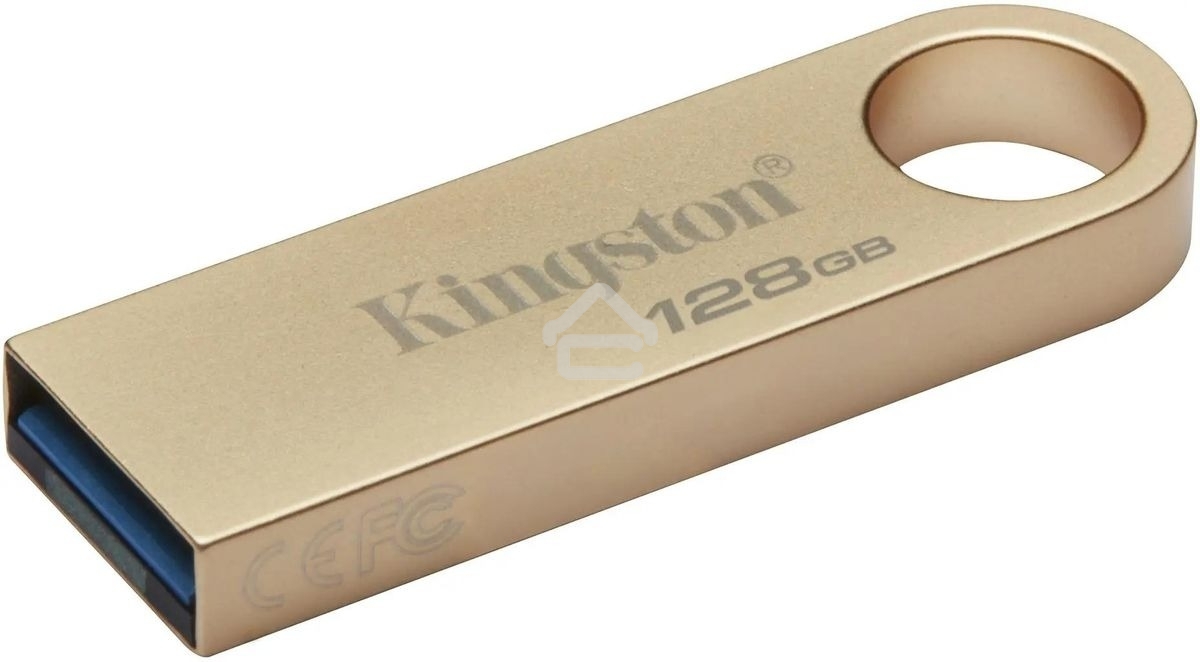 Флешка USB R/W Kingston 128GB DataTraveler SE9 DTSE9G3/128GB USB3.0 золотистый