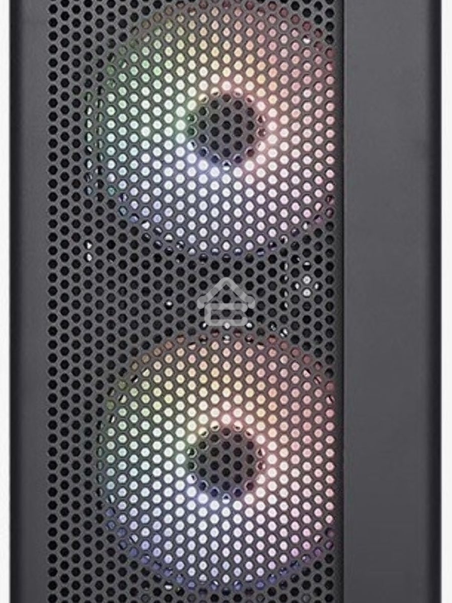 Корпус MiniTower Aerocool / Formula HEXFORM-G-BK-v2 (mATX, стекло, сетка, USB3.0x1, USB2.0x2, 3x120mm FRGB fans) (4711099471799)