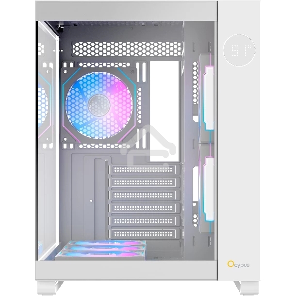 Компьютерный корпус Ocypus Iota C70 WH ARGb ATX/win/белый/6 ARGb fans/no PSU/Tempered Glass