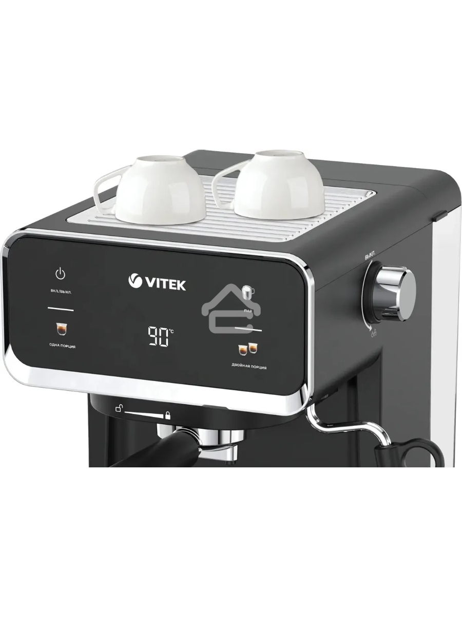 Кофеварка рожковая Vitek VT-1516 1000Вт черный