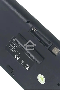 Комплект (клавиатура+мышь) OKLICK 220M, USB, беспроводной, черный