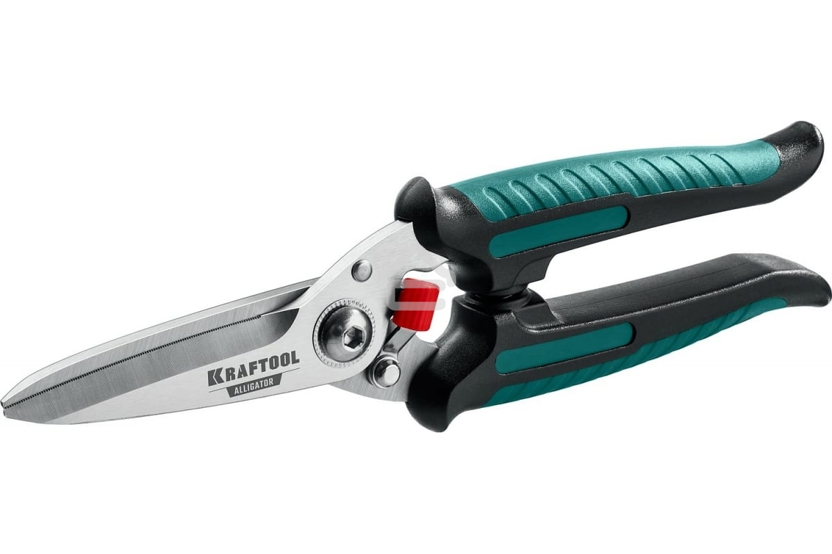 Многофункциональные прямые технические ножницы KRAFTOOL ALLIGATOR 200 мм