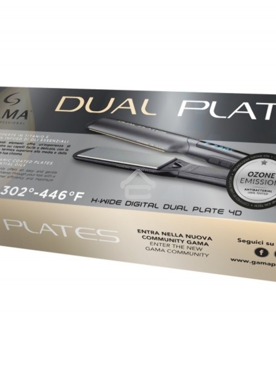 Выпрямитель для волос GA.MA X - WIDE DIGITAL PTC 4D DUAL PLATES (GI3033)