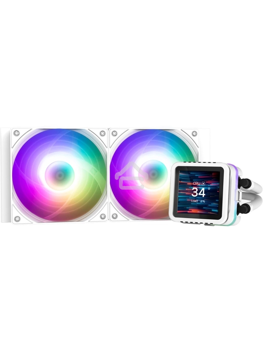 Система водяного охлаждения Zalman Alpha 2 A24 DS ARGB белый 120мм 2150rpm 28db 4-pin 320W