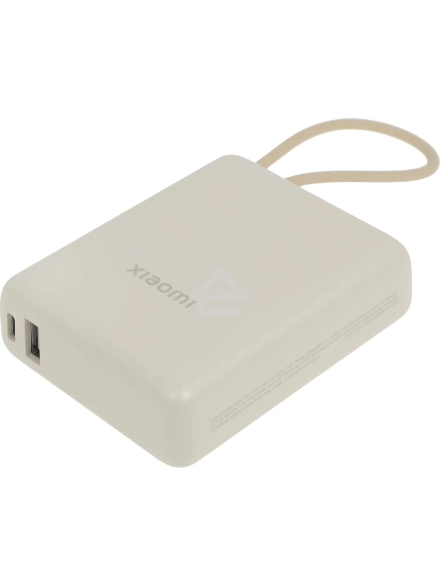 Мобильный аккумулятор Xiaomi BHR9333GL 10000mAh PD 33W 3A USB-A/USB-C бежевый