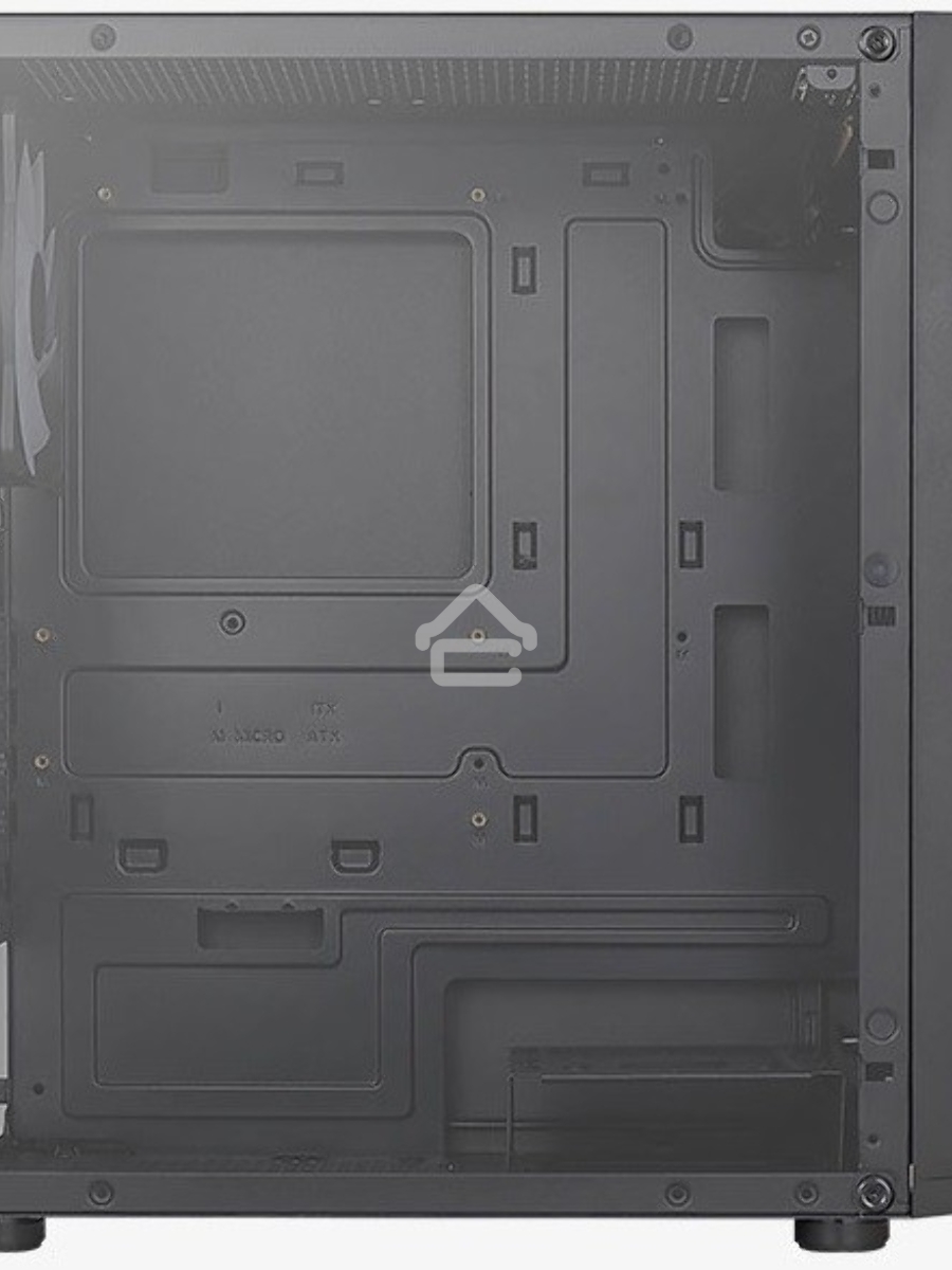 Корпус MiniTower Aerocool / Formula HEXFORM-G-BK-v2 (mATX, стекло, сетка, USB3.0x1, USB2.0x2, 3x120mm FRGB fans) (4711099471799)