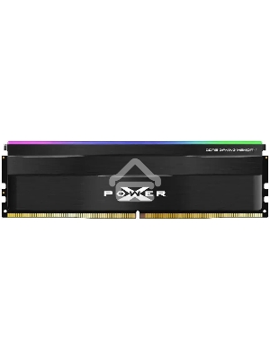 Оперативная память Silicon Power Xpower Zenith, DDR5, 16GB (1x16 GB), 6000 MHz, CL30, радиатор, RGB, чёрный