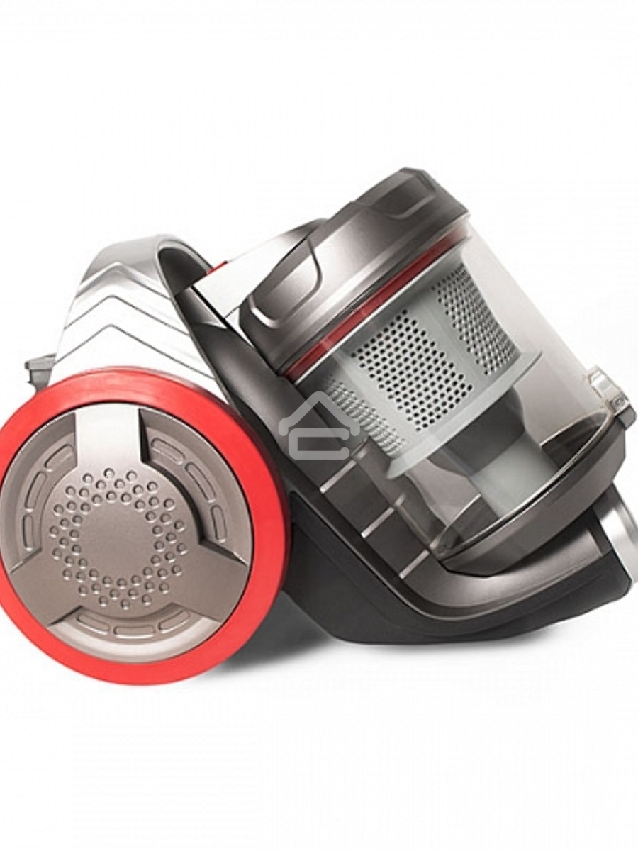 Пылесос BQ VC1606C серо-красный, 420/1600 Вт, уборка сухая, пылесборник контейнер 3 л