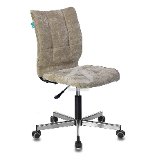 Кресло офисное Бюрократ CH-330M/LT-21 без подлокотников, песочный, крестовина металл