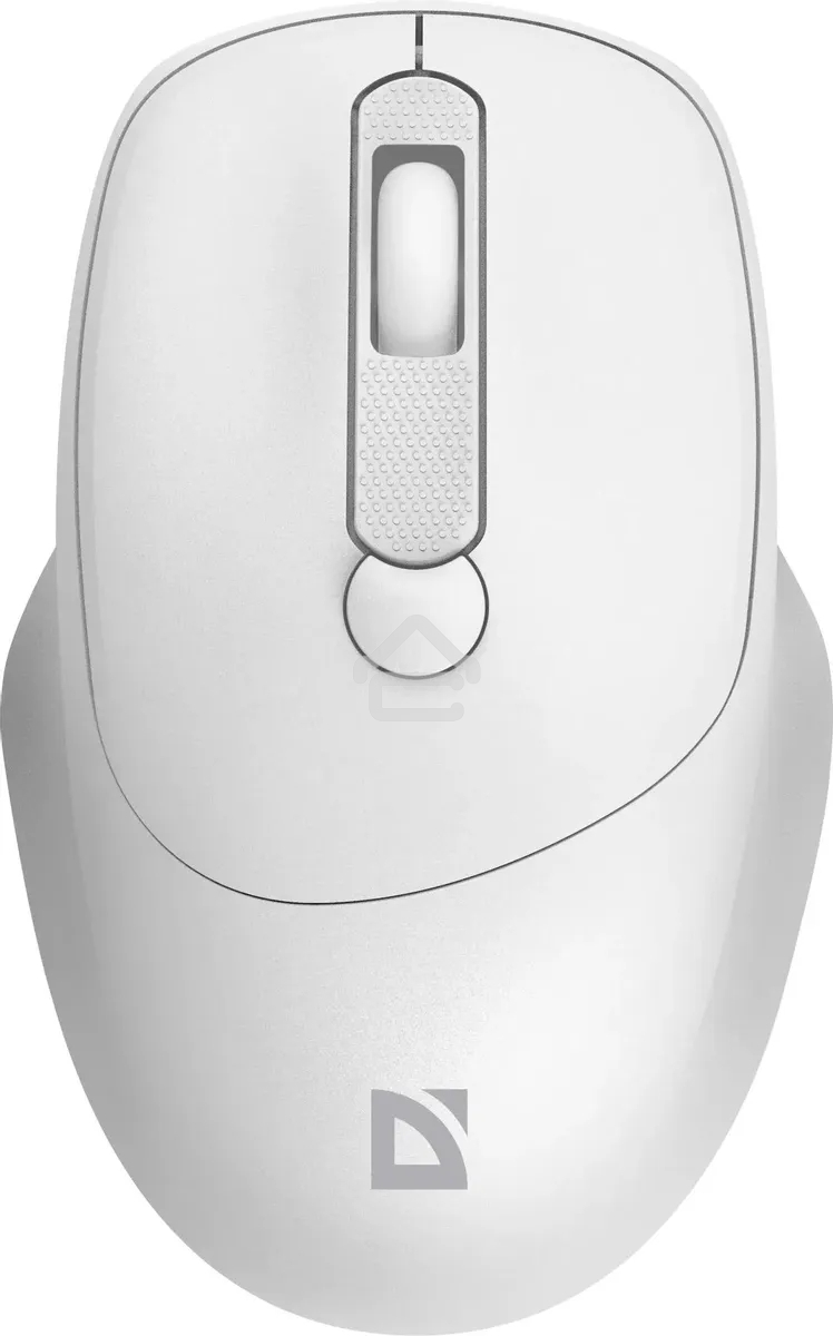 Мышь беспроводная Defender Feam MM-296 белый, 1600 dpi, радиоканал, USB, кнопки - 4