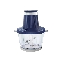Чоппер Centek CT-1397 (синий) <600Вт> 2 скорости, стеклянная чаша 2 л, 4 лезвия, резиновое основание