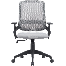 Кресло компьютерное Cactus CS-MC313-BKGY черный/серый, сетка/ткань