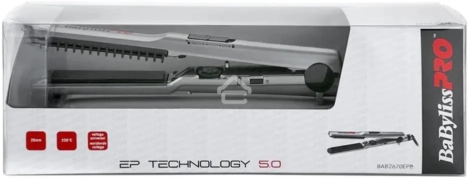 Щипцы BaByliss Pro EP Techgnology, 25х90 мм, 40 Вт
