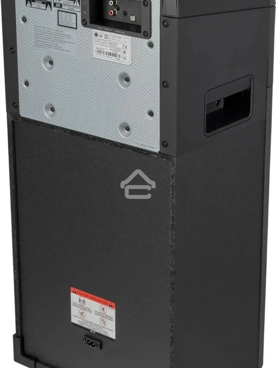 Мини-система LG OK65 X-BOOM -переноснаяс поддержкой караоке! Мощность 500Вт RMS, Bluetooth v.4.0/ / x2 USB / Аудио вход (3.5мм), х2 микр