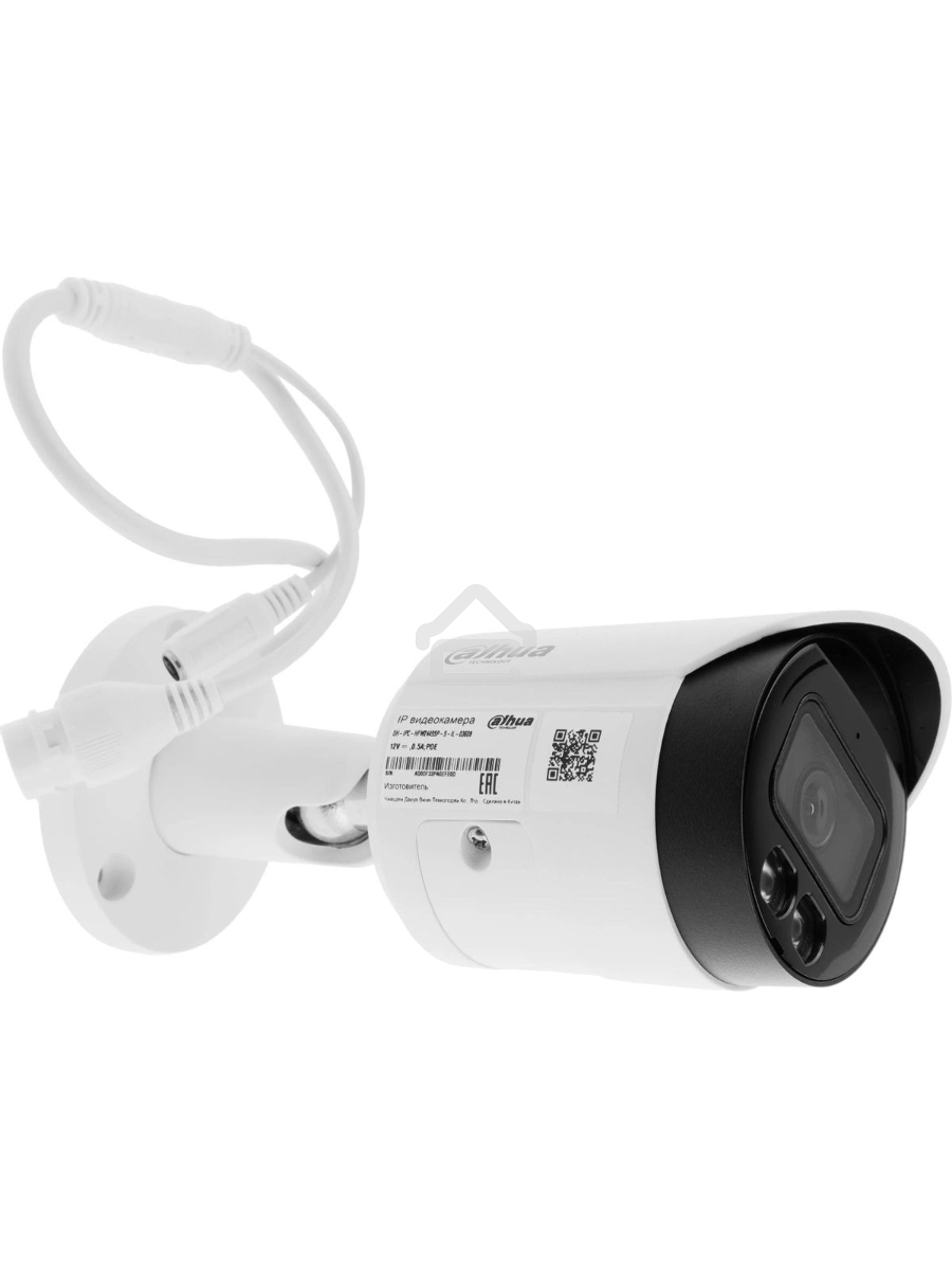 Видеокамера Dahua DH-IPC-HFW2449SP-S-IL-0360B уличная цилиндрическая IP-видеокамера 4Мп 1/2.7” CMOS объектив 3.6мм